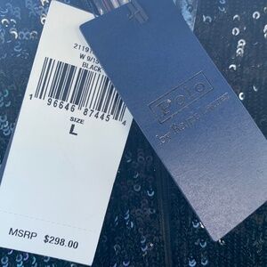 Sequined long sleeve top